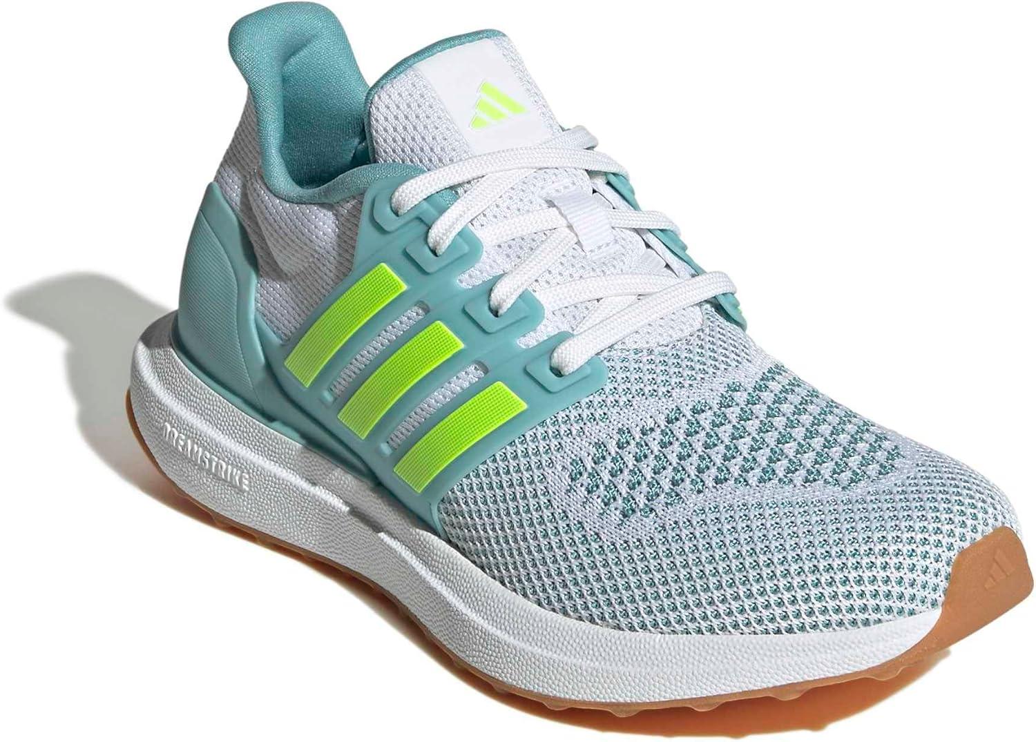 imageadidas UnisexChild Ultradream DNA SneakerWhiteLucid LemonMint Ton