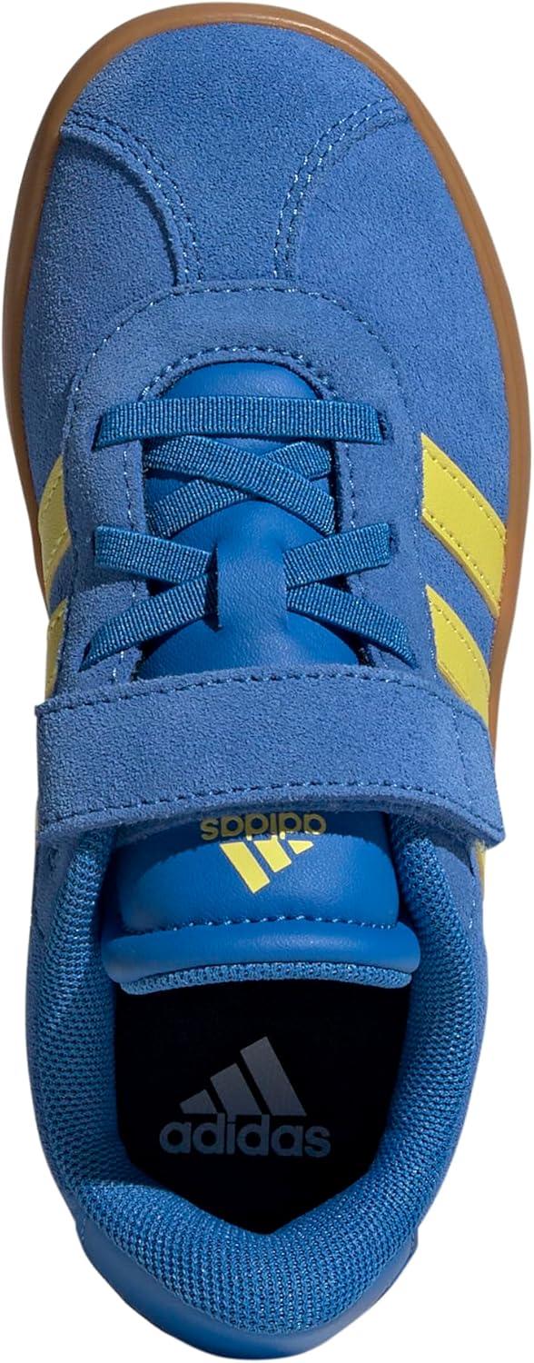 imageadidas UnisexChild Vl Court 30 LaceupLegacy SneakerBright RoyalPure SulfurGum