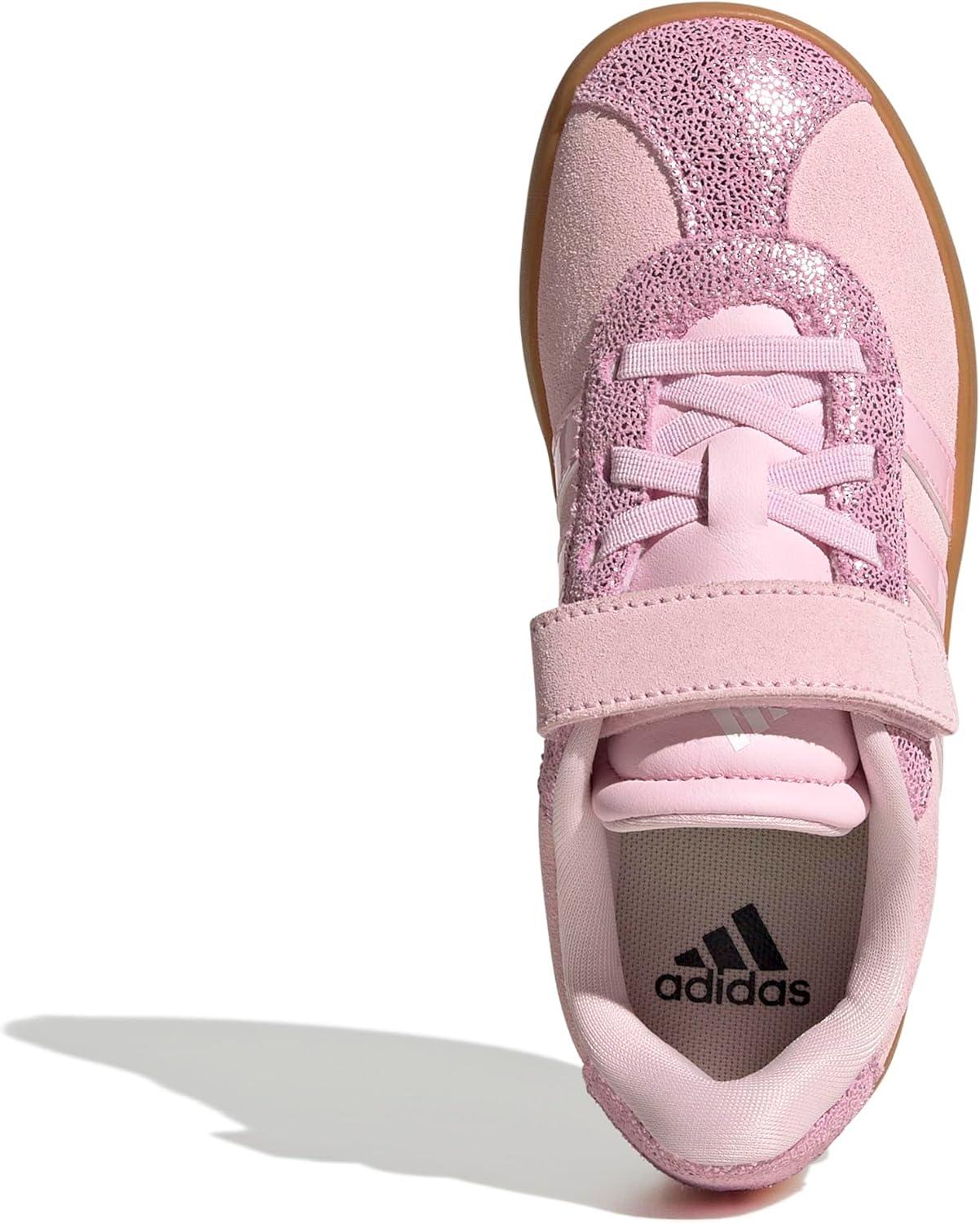 imageadidas UnisexChild Vl Court 30 LaceupLegacy SneakerClear PinkClear PinkGum