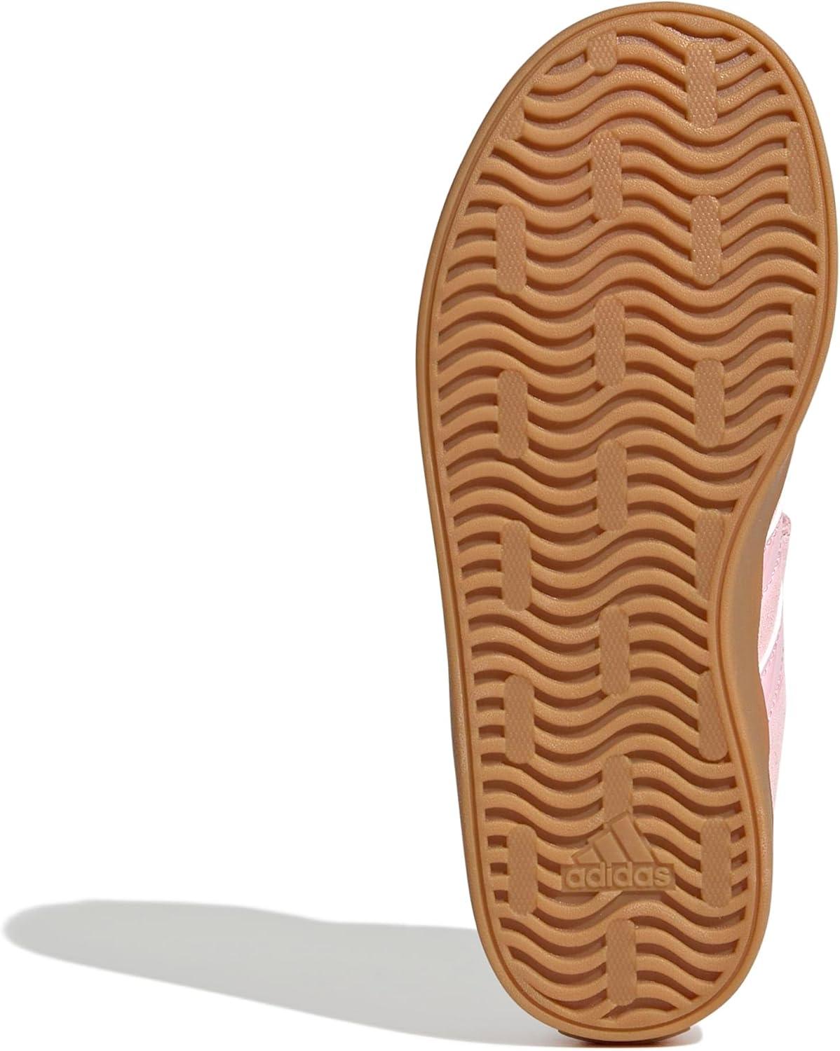imageadidas UnisexChild Vl Court 30 LaceupLegacy SneakerClear PinkClear PinkGum