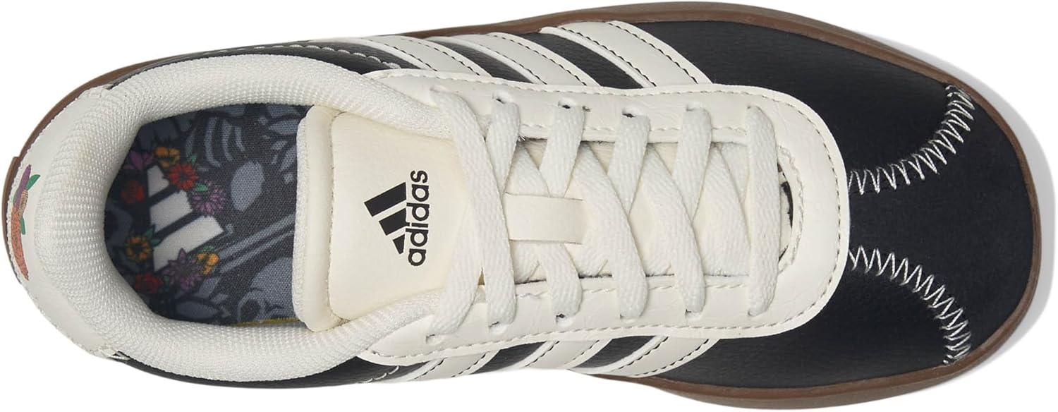 imageadidas UnisexChild Vl Court 30 LaceupLegacy SneakerCore BlackOff WhiteCore Black
