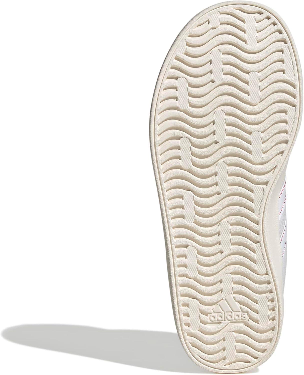 imageadidas UnisexChild Vl Court 30 LaceupLegacy SneakerDash GreyWhiteLime Burst