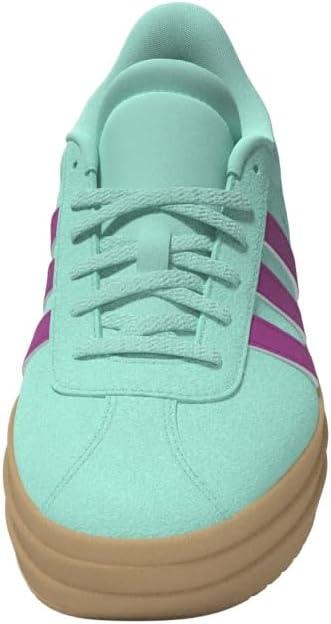 imageadidas UnisexChild Vl Court 30 LaceupLegacy SneakerFlash AquaPurple BurstGum