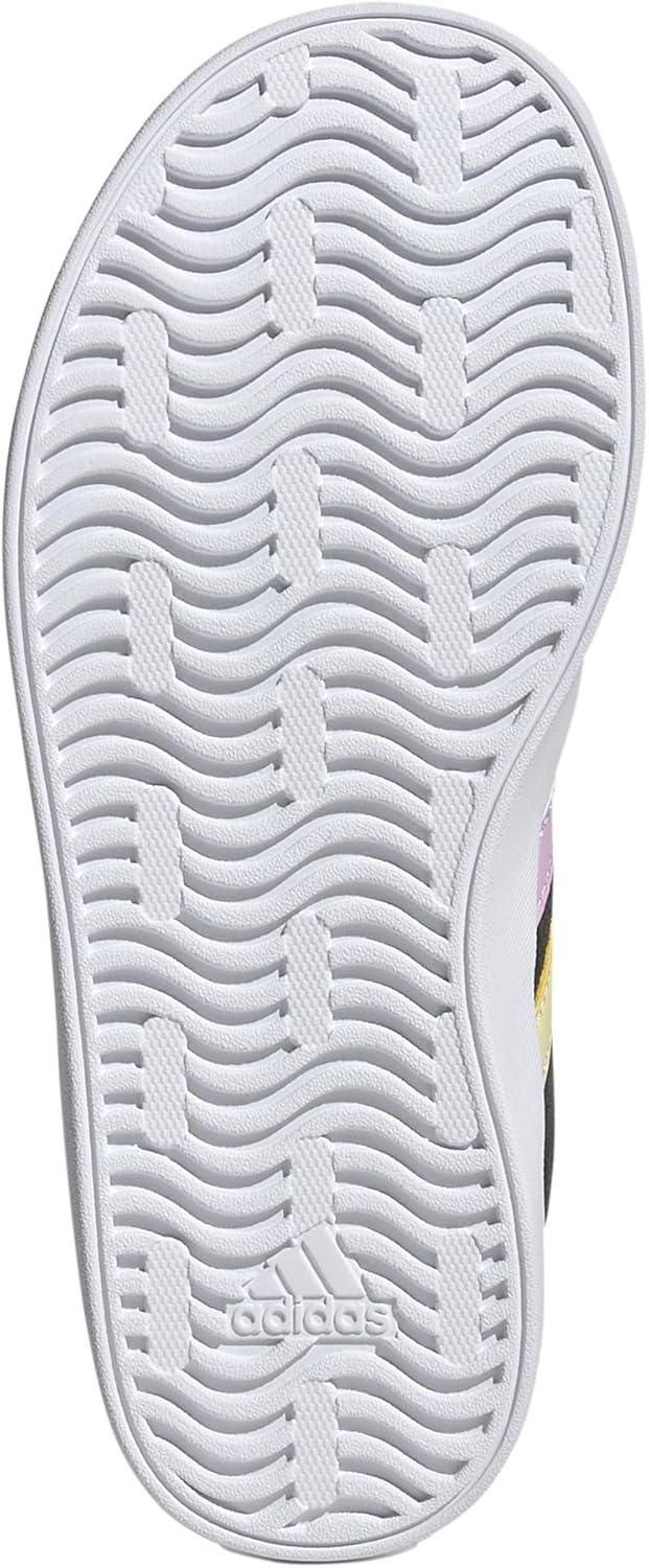 imageadidas UnisexChild Vl Court 30 LaceupLegacy SneakerGreyHalo MintBliss Lilac