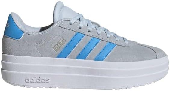 imageadidas UnisexChild Vl Court 30 LaceupLegacy SneakerHalo BlueBlue BurstCyber Metallic