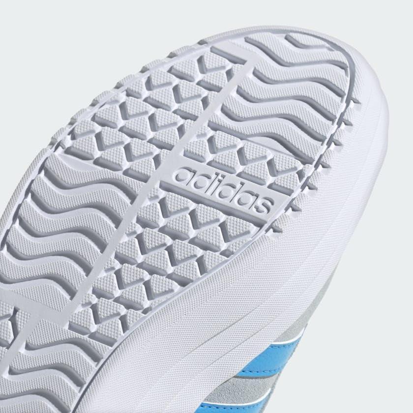 imageadidas UnisexChild Vl Court 30 LaceupLegacy SneakerHalo BlueBlue BurstCyber Metallic
