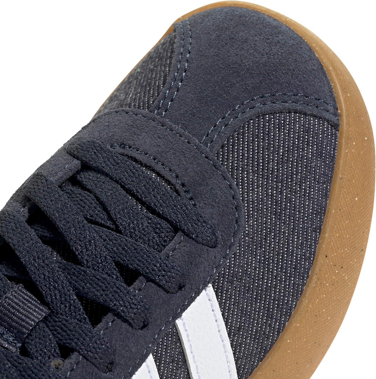 imageadidas UnisexChild Vl Court 30 LaceupLegacy SneakerLegend InkWhiteGum10
