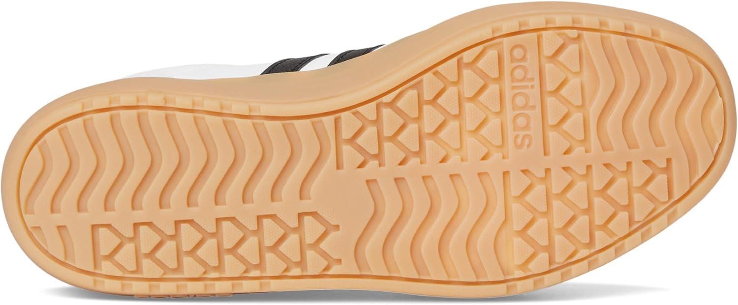 imageadidas UnisexChild Vl Court 30 LaceupLegacy SneakerWhiteBlackWonder Beige