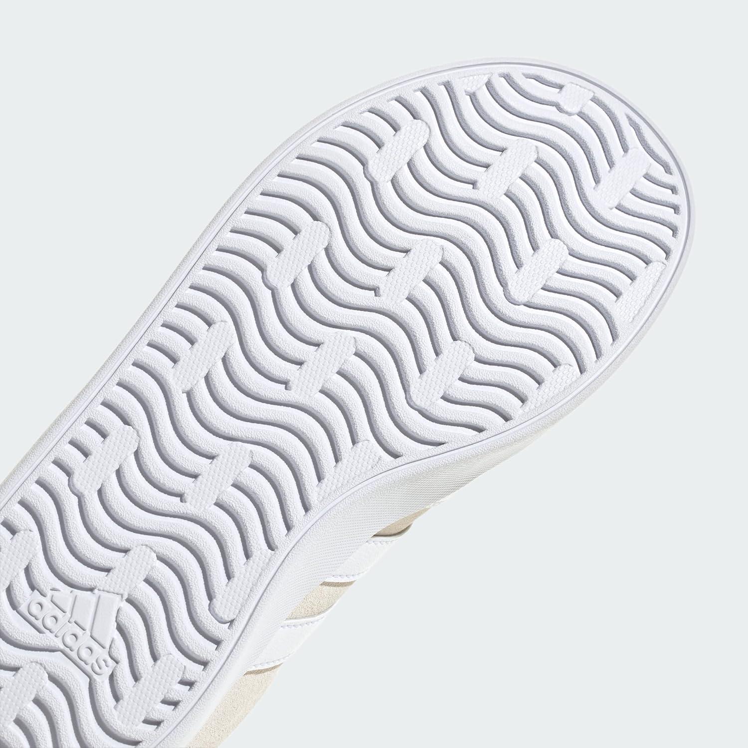 imageadidas UnisexChild Vl Court 30 Skateboarding Shoes ToddlerAluminaWhiteAlumina