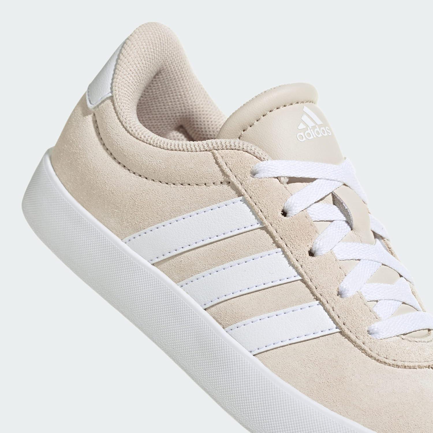 imageadidas UnisexChild Vl Court 30 Skateboarding Shoes ToddlerAluminium Cloud White Aluminium