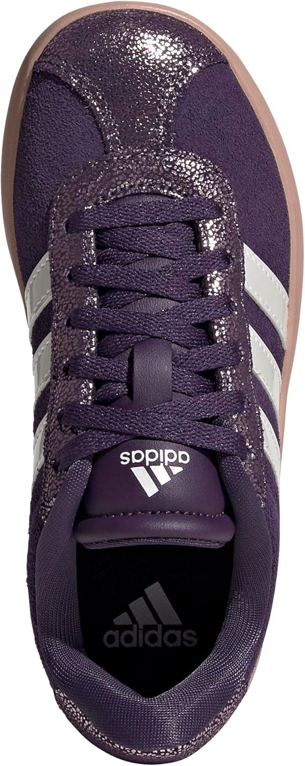 imageadidas UnisexChild Vl Court 30 Skateboarding Shoes ToddlerAurora PlumZero MetallicPink Gum