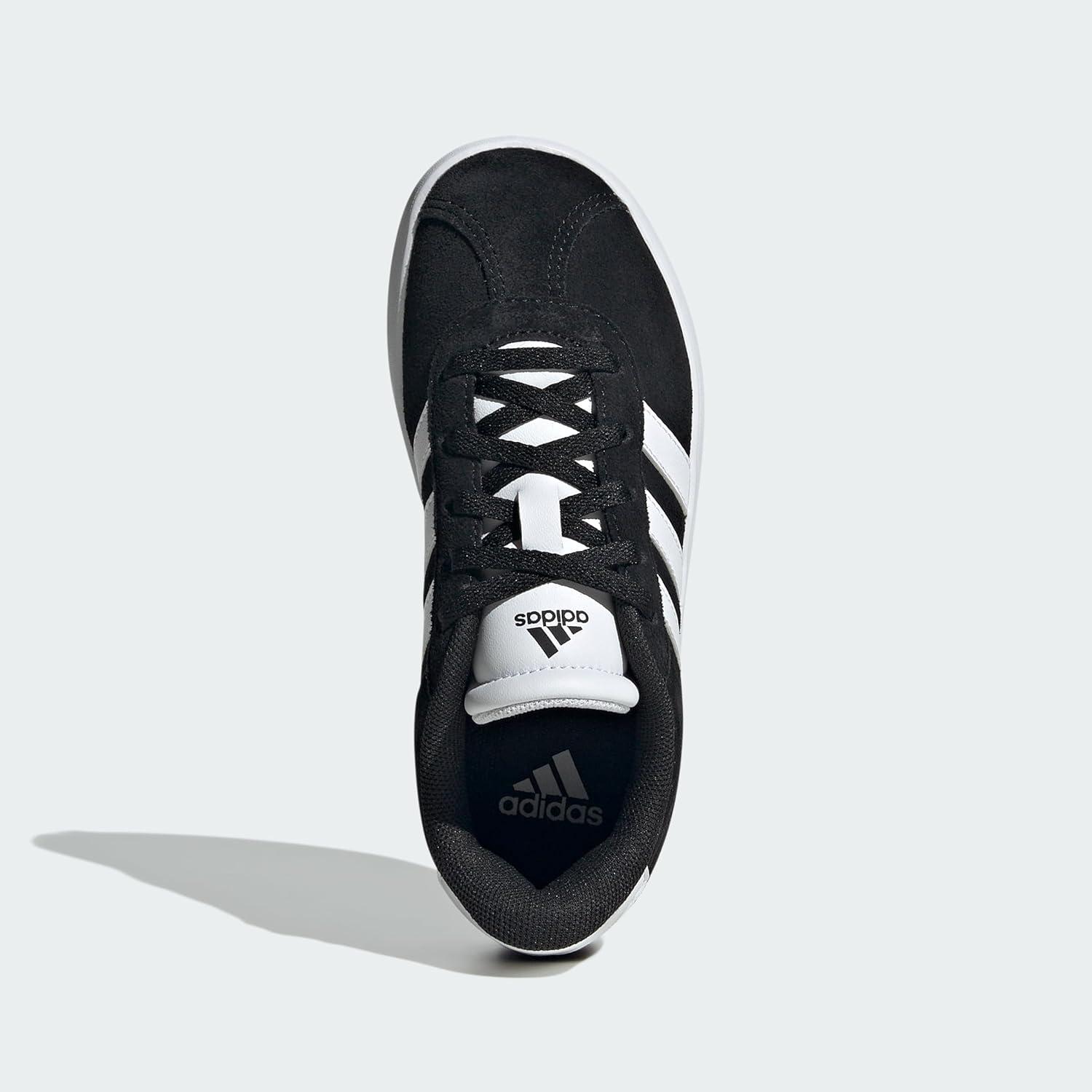 imageadidas UnisexChild Vl Court 30 Skateboarding Shoes ToddlerBlackWhiteBlack