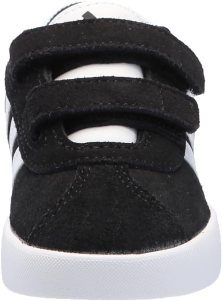 imageadidas UnisexChild Vl Court 30 Skateboarding Shoes ToddlerBlackWhiteWhite