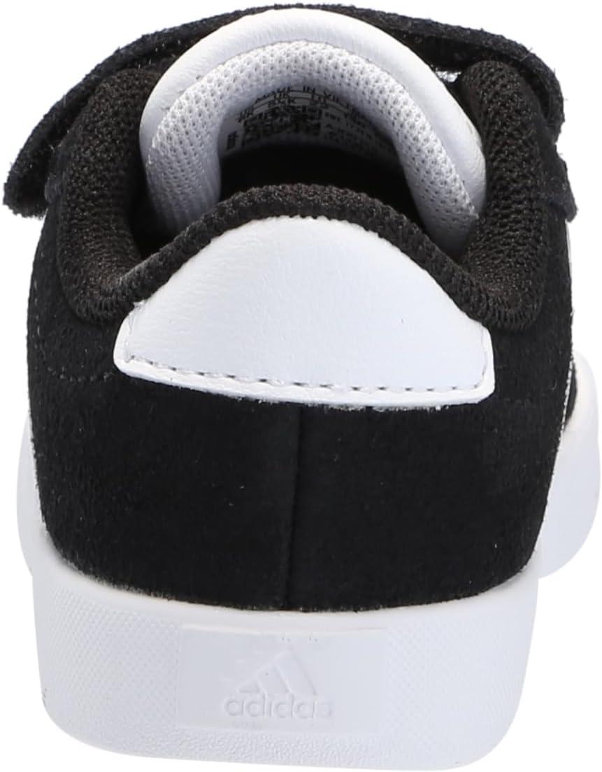 imageadidas UnisexChild Vl Court 30 Skateboarding Shoes ToddlerBlackWhiteWhite