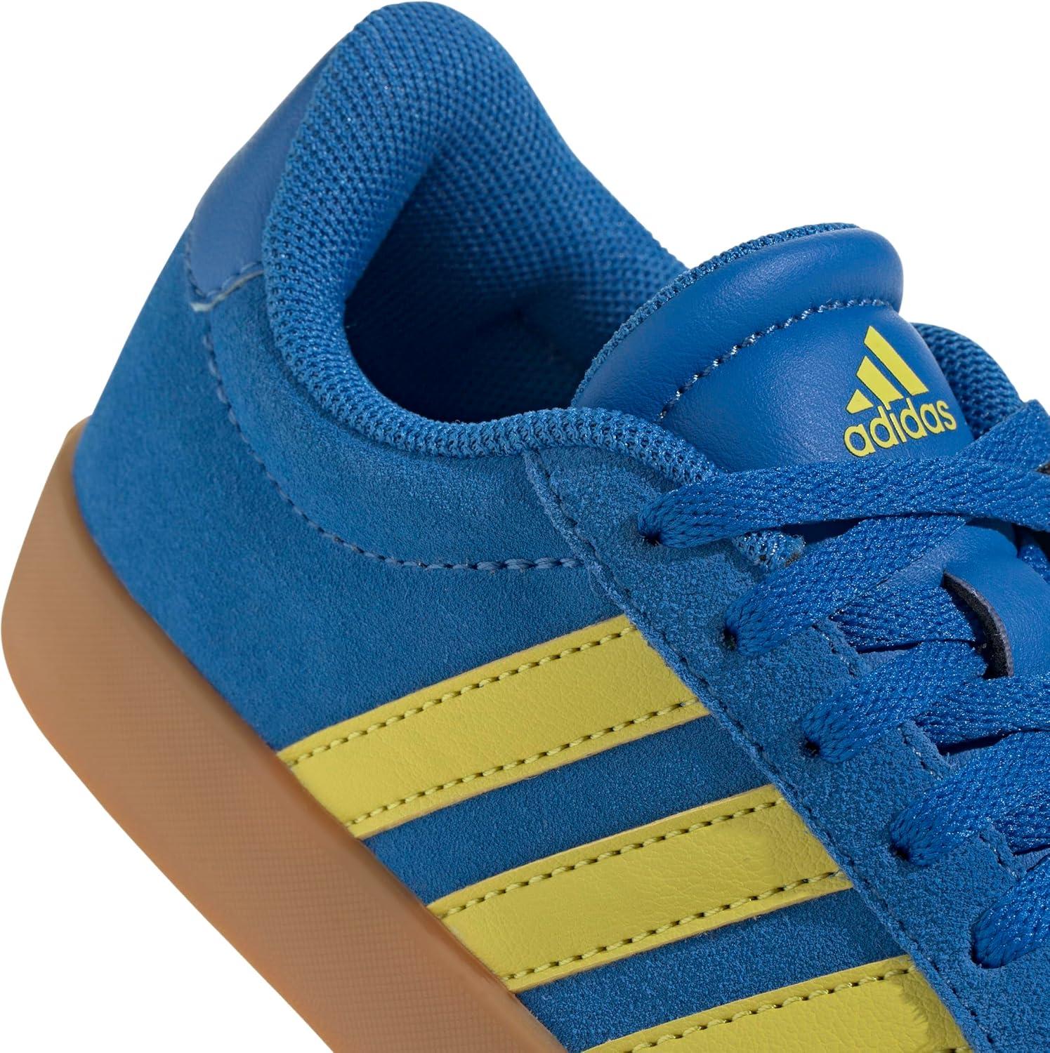 imageadidas UnisexChild Vl Court 30 Skateboarding Shoes ToddlerBright RoyalPure SulfurGum