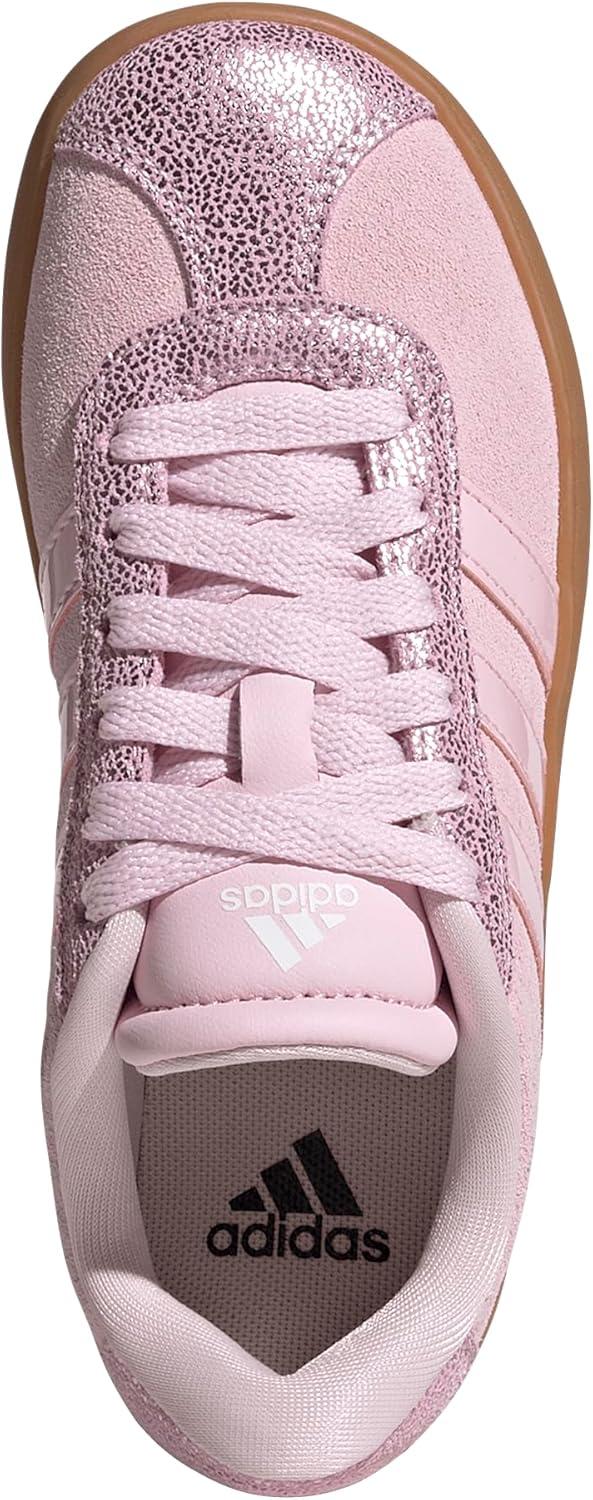 imageadidas UnisexChild Vl Court 30 Skateboarding Shoes ToddlerClear PinkClear PinkGum