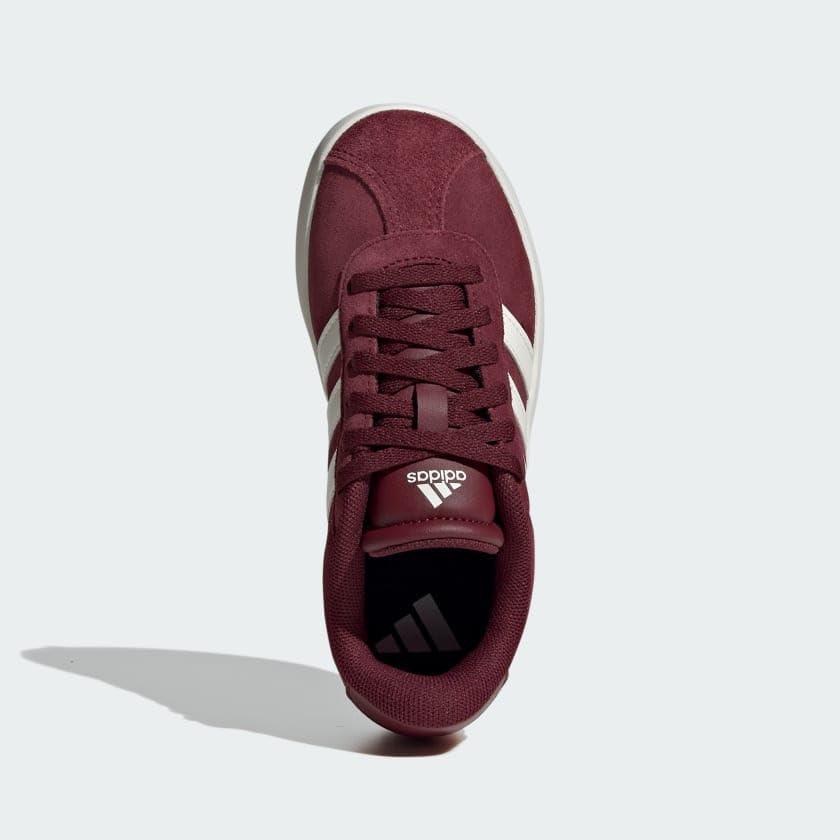 imageadidas UnisexChild Vl Court 30 Skateboarding Shoes ToddlerCollegiate BurgundyOffwhiteWhite