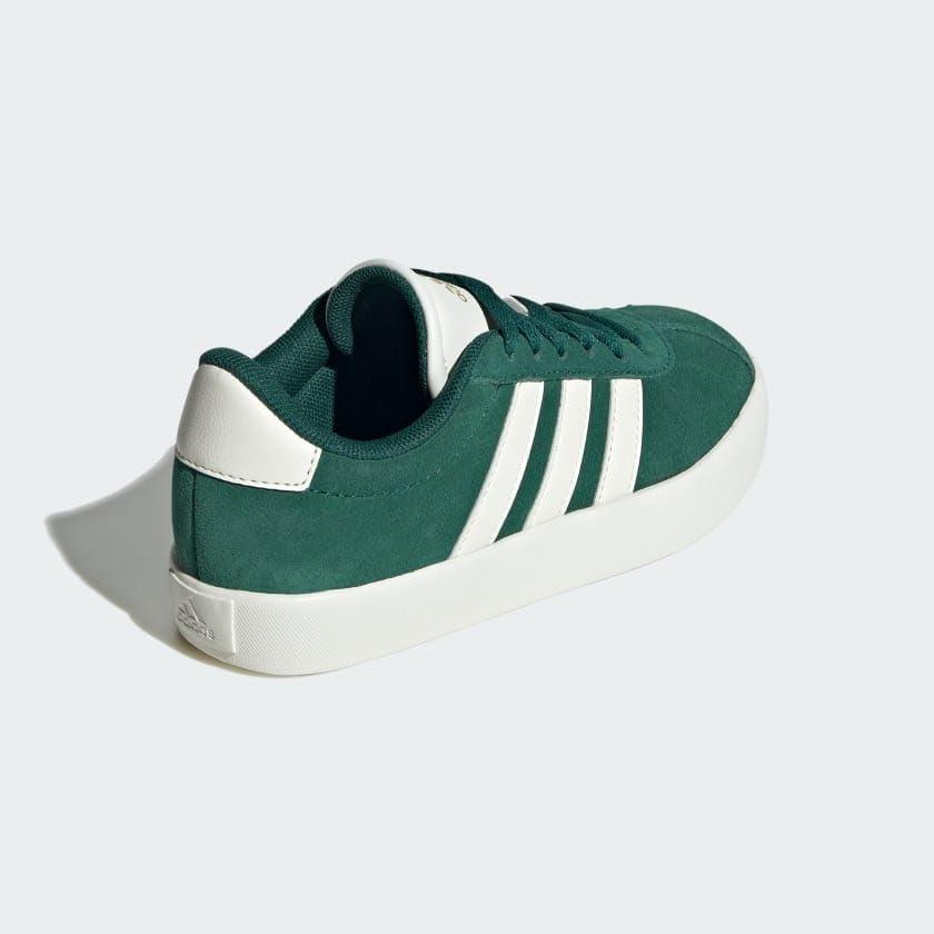 imageadidas UnisexChild Vl Court 30 Skateboarding Shoes ToddlerCollegiate GreenOff WhiteGold Metallic