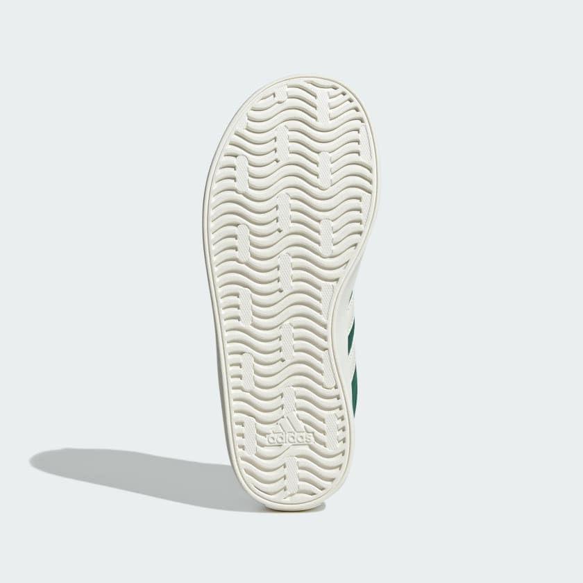 imageadidas UnisexChild Vl Court 30 Skateboarding Shoes ToddlerCollegiate GreenOff WhiteGold Metallic