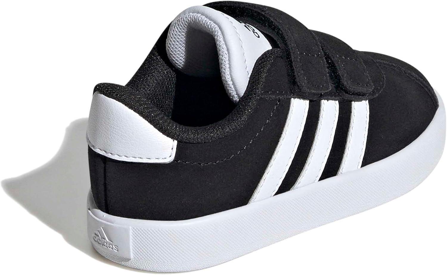 imageadidas UnisexChild Vl Court 30 Skateboarding Shoes ToddlerCore Black Cloud White Core Black