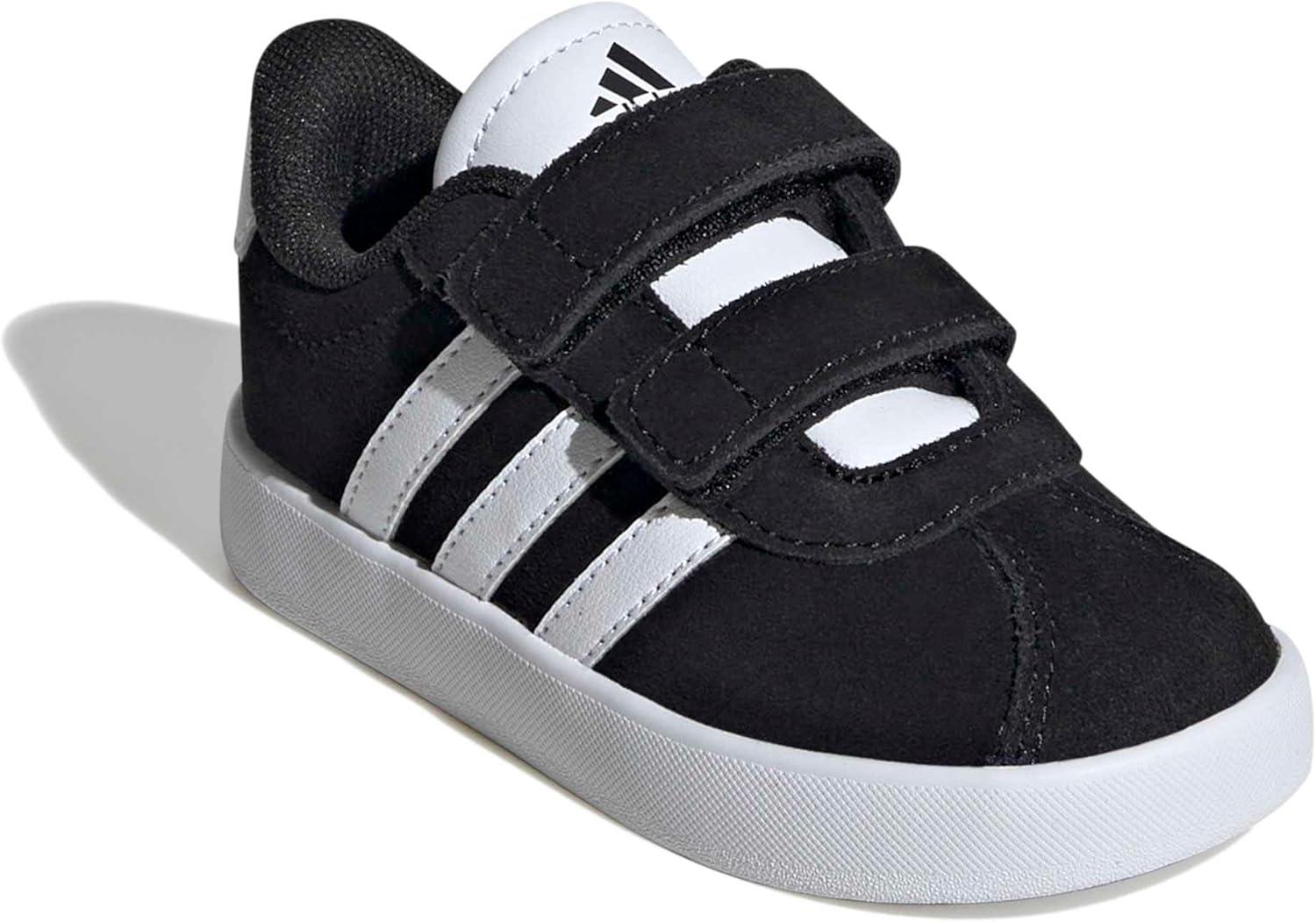 imageadidas UnisexChild Vl Court 30 Skateboarding Shoes ToddlerCore Black Cloud White Core Black