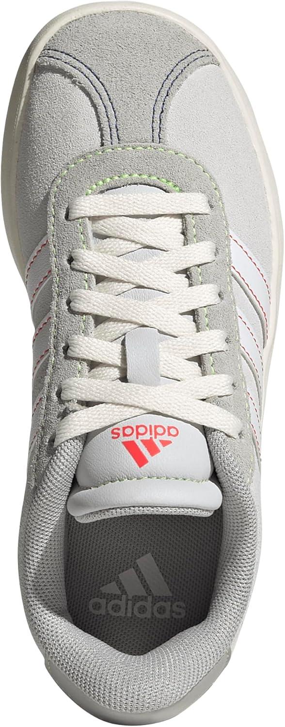imageadidas UnisexChild Vl Court 30 Skateboarding Shoes ToddlerDash GreyWhiteLime Burst