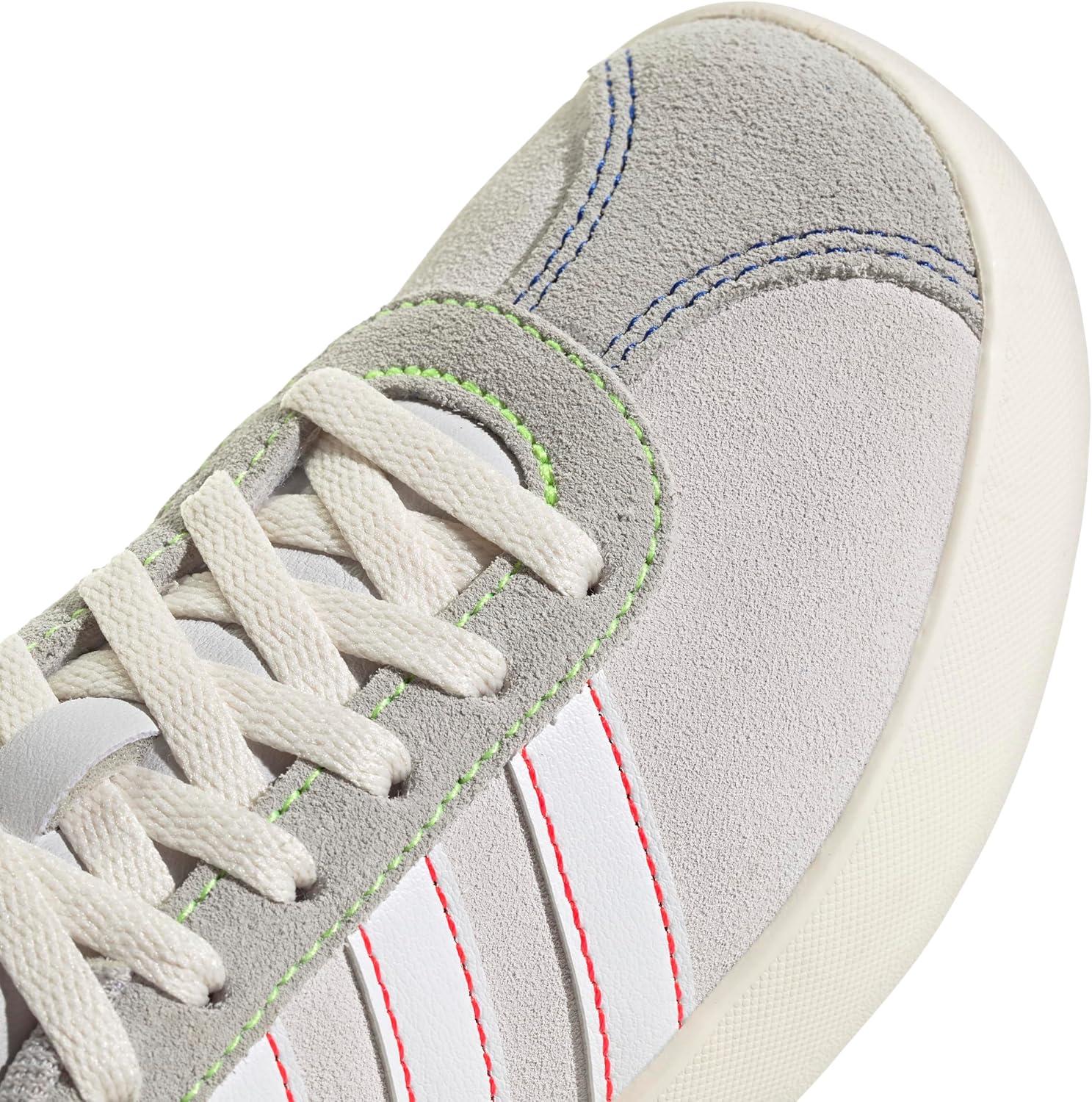 imageadidas UnisexChild Vl Court 30 Skateboarding Shoes ToddlerDash GreyWhiteLime Burst