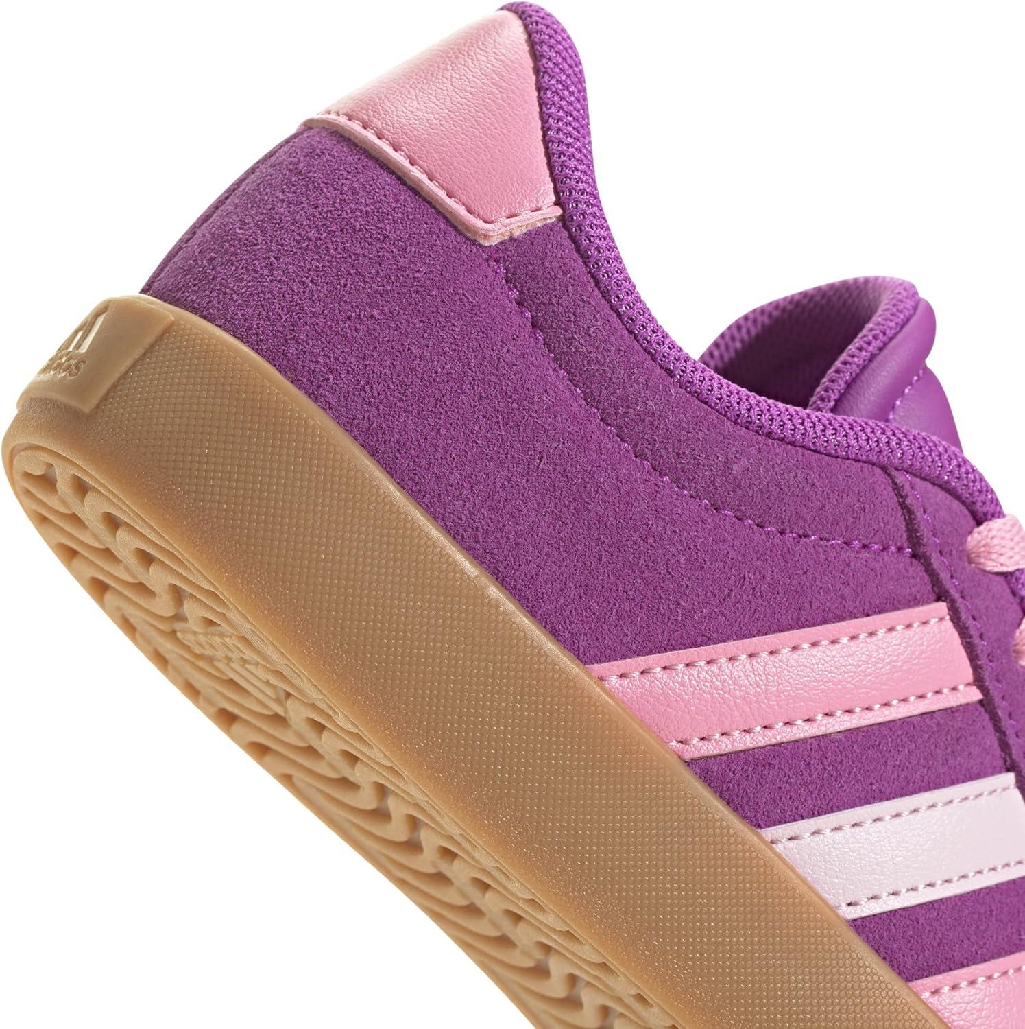imageadidas UnisexChild Vl Court 30 Skateboarding Shoes ToddlerFlash Pink Bliss Pink Clear Pink