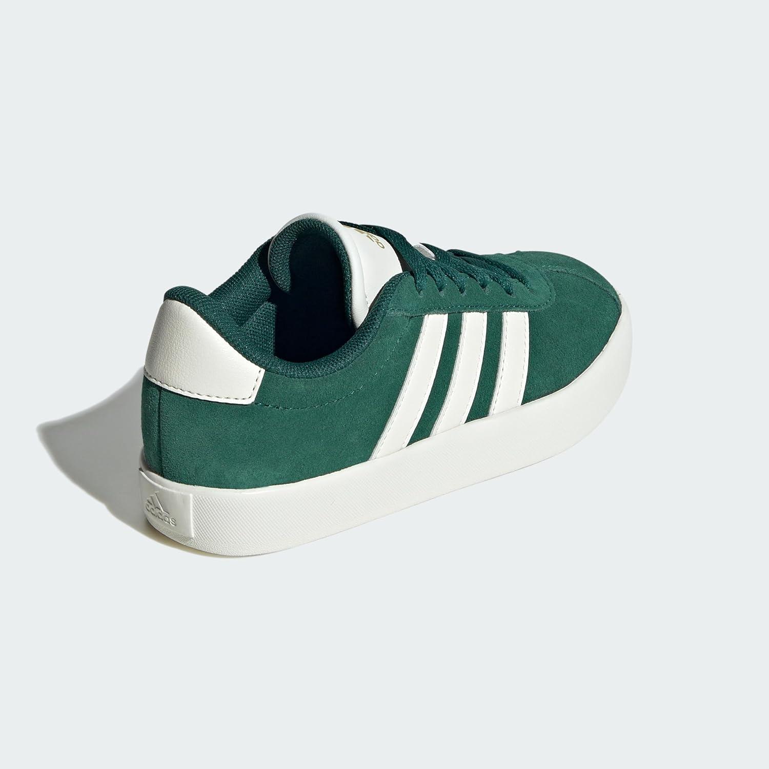 imageadidas UnisexChild Vl Court 30 Skateboarding Shoes ToddlerGreen Off White Gold Metallic