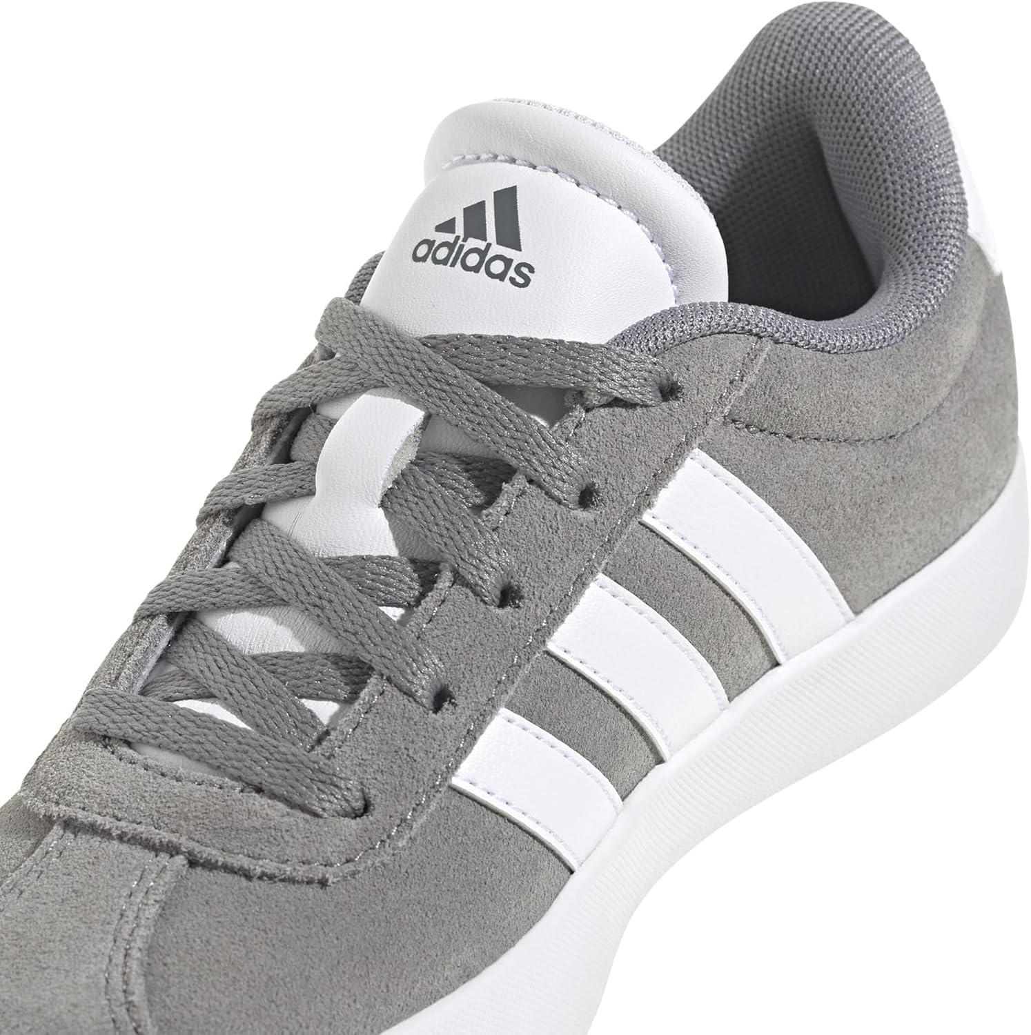 imageadidas UnisexChild Vl Court 30 Skateboarding Shoes ToddlerGreyWhiteGrey