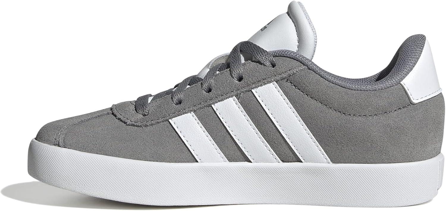 imageadidas UnisexChild Vl Court 30 Skateboarding Shoes ToddlerGreyWhiteGrey