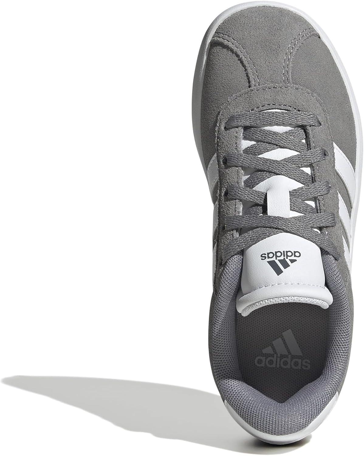 imageadidas UnisexChild Vl Court 30 Skateboarding Shoes ToddlerGreyWhiteGrey