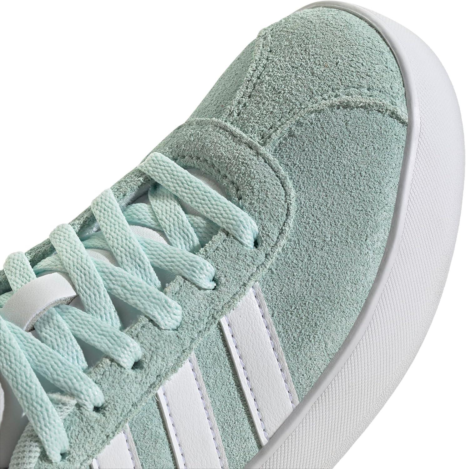 imageadidas UnisexChild Vl Court 30 Skateboarding Shoes ToddlerHalo Mint Ftwr White Core Black