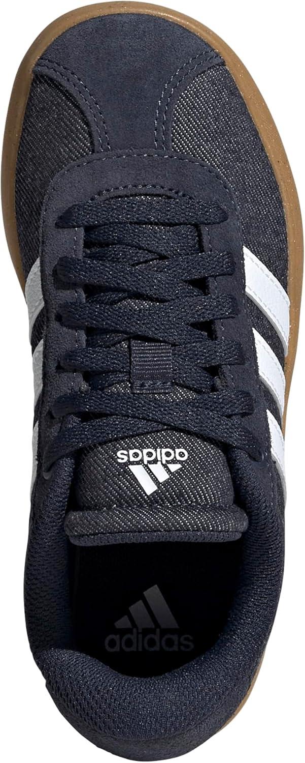 imageadidas UnisexChild Vl Court 30 Skateboarding Shoes ToddlerInkWhiteGum