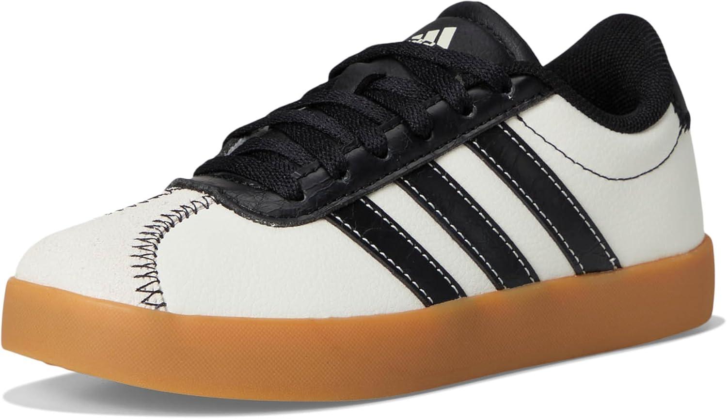 imageadidas UnisexChild Vl Court 30 Skateboarding Shoes ToddlerOff WhiteBlackOff White