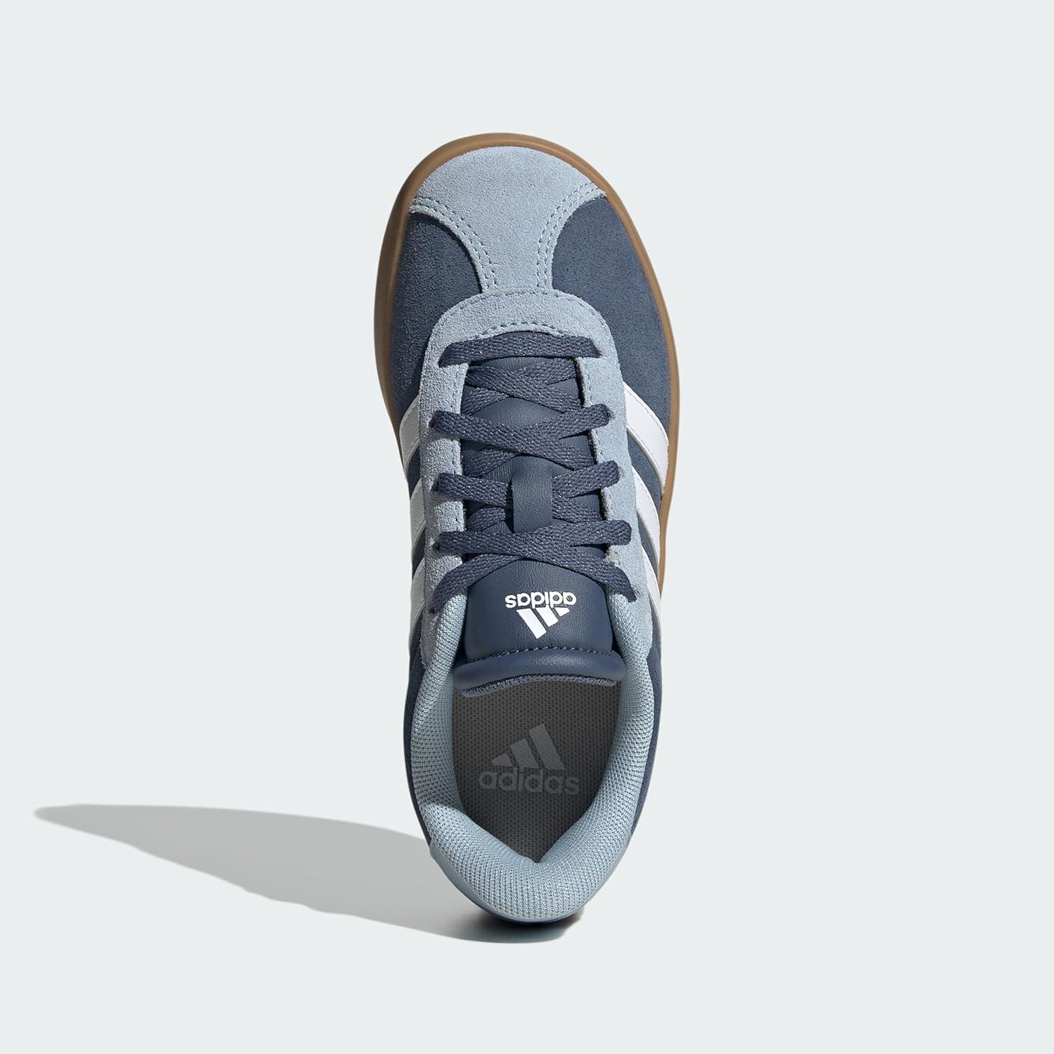 imageadidas UnisexChild Vl Court 30 Skateboarding Shoes ToddlerPreloved Ink Cloud White Wonder Blue