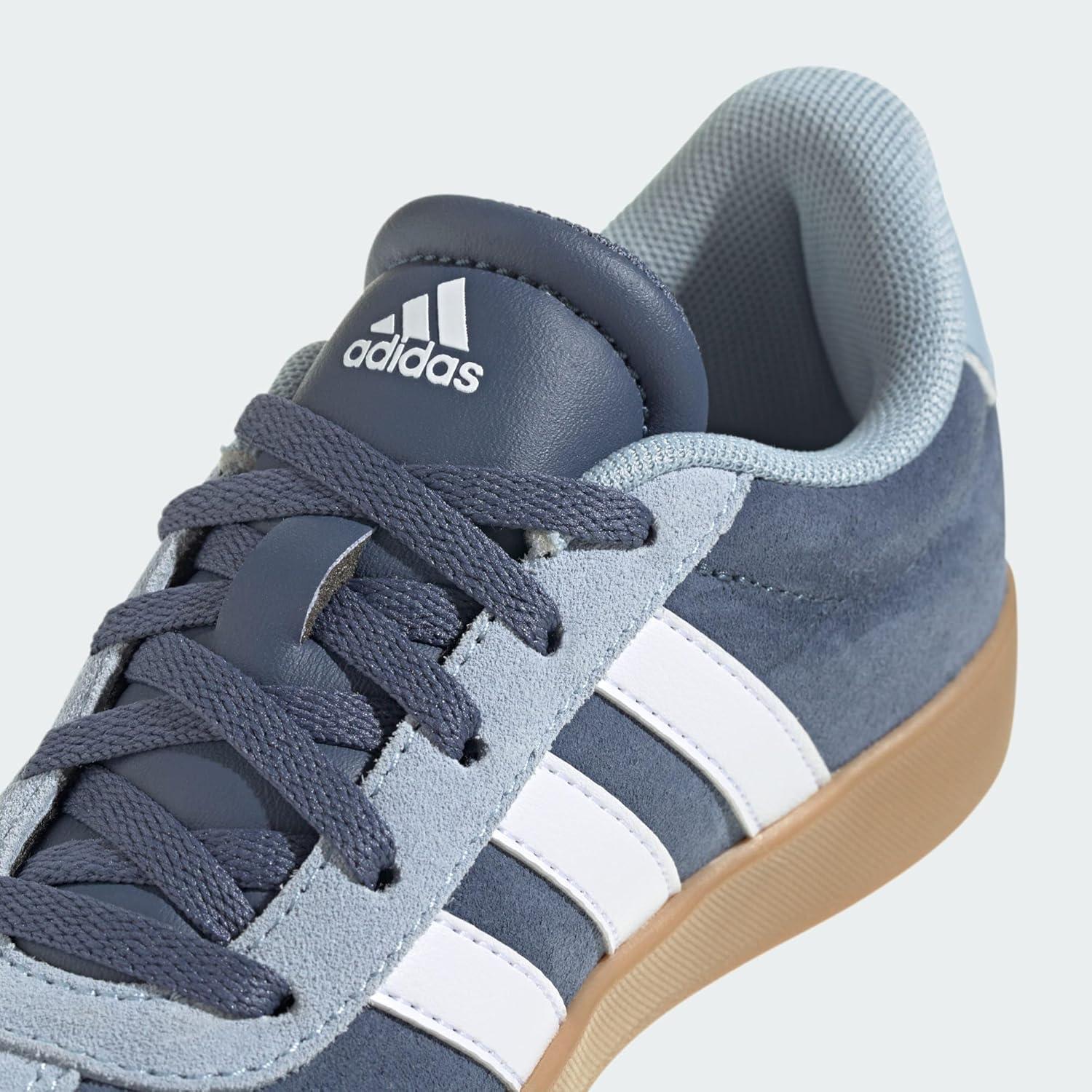 imageadidas UnisexChild Vl Court 30 Skateboarding Shoes ToddlerPreloved Ink Cloud White Wonder Blue