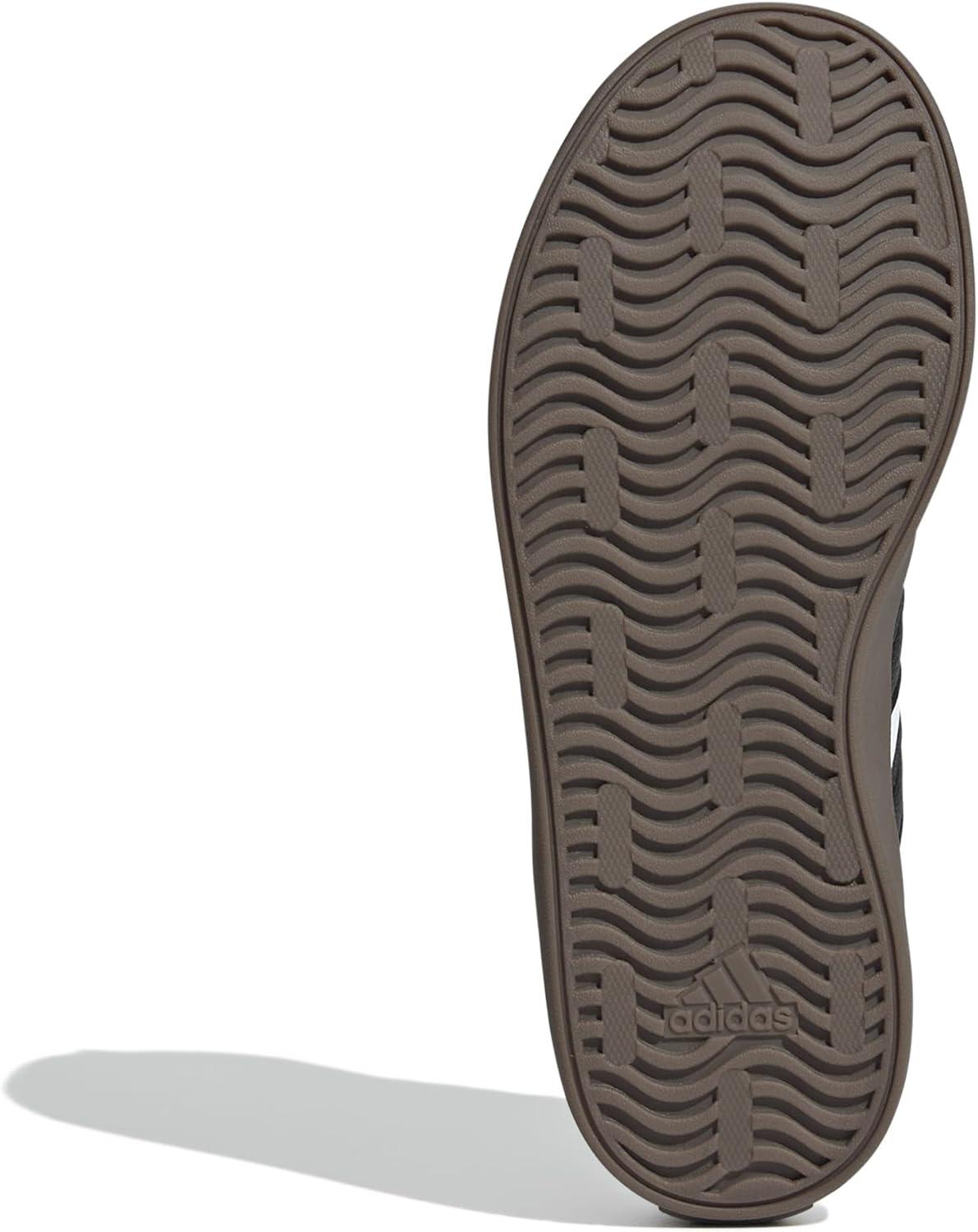 imageadidas UnisexChild Vl Court 30 Skateboarding Shoes ToddlerWhiteBlackGrey