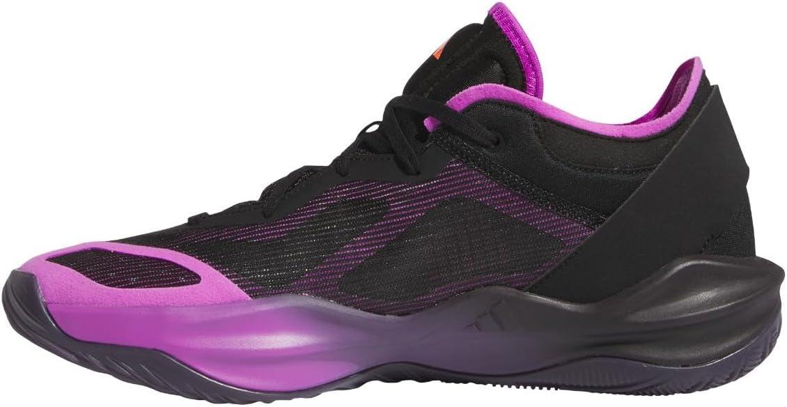 imageadidas Womens Adizero Select 20 Basketball SneakerBlackPurple BurstAurora Black