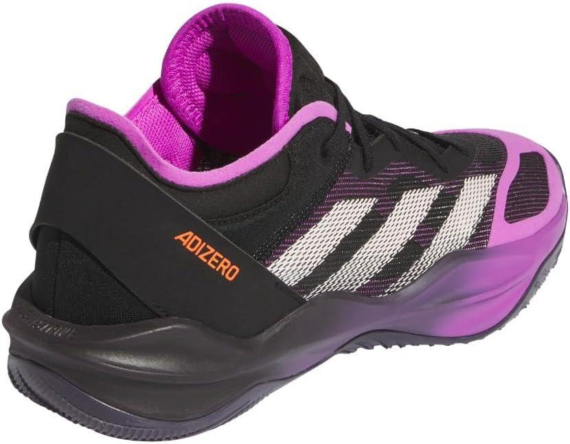 imageadidas Womens Adizero Select 20 Basketball SneakerBlackPurple BurstAurora Black