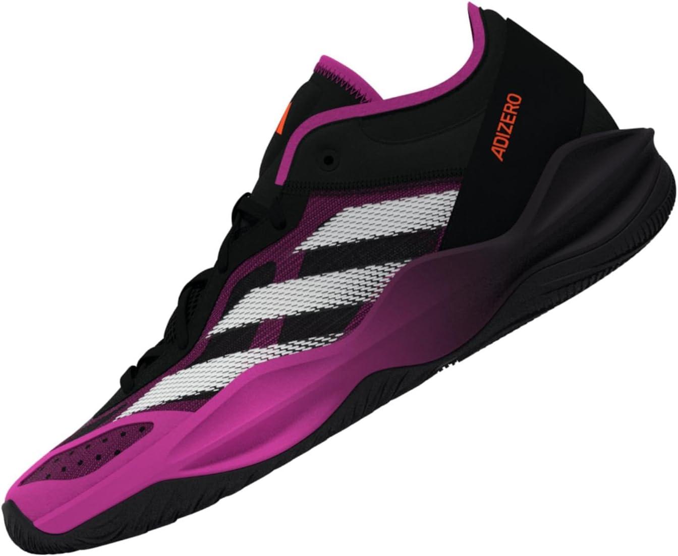 imageadidas Womens Adizero Select 20 Basketball SneakerBlackPurple BurstAurora Black