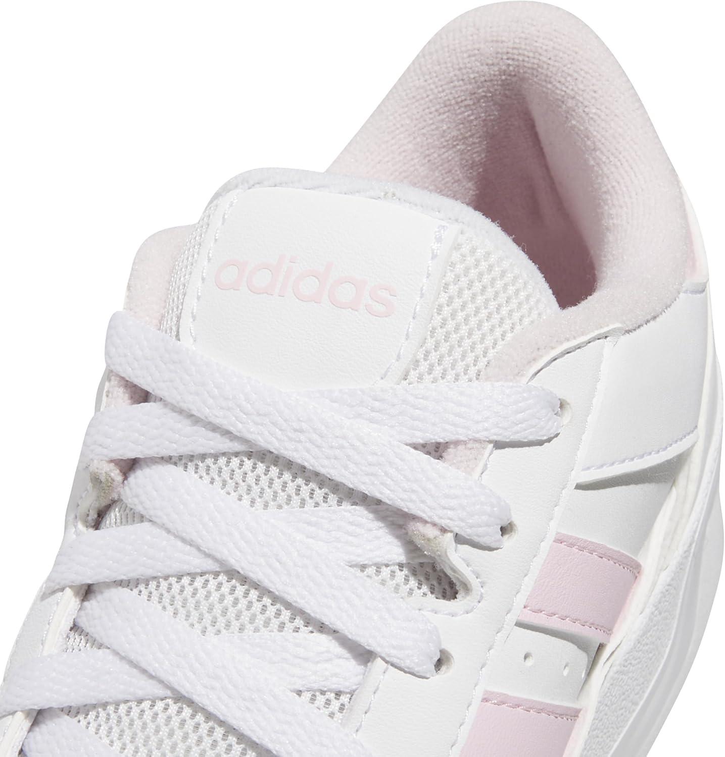 imageadidas Womens Break Start Bold SneakerWhiteClear PinkWhite