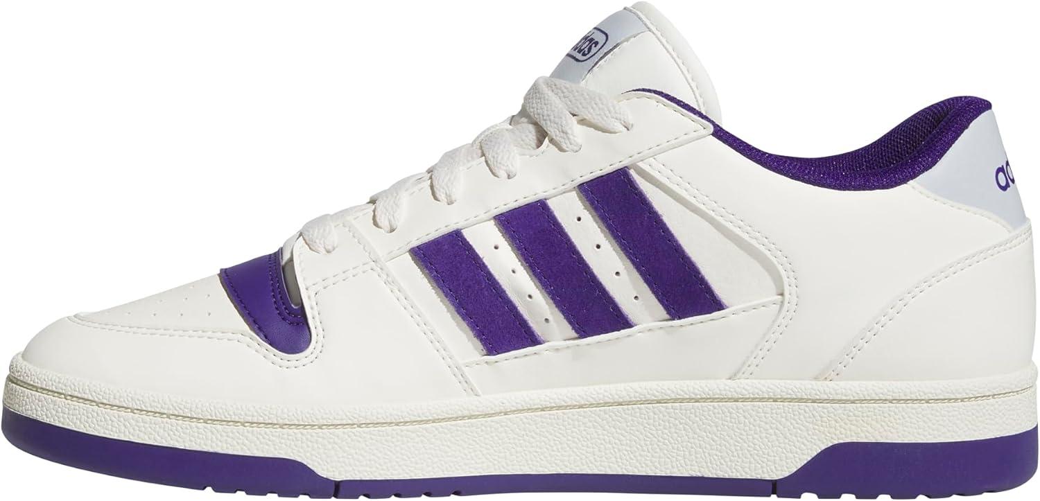 imageadidas Womens Break Start SneakerCloud WhiteCollegiate PurpleIvory