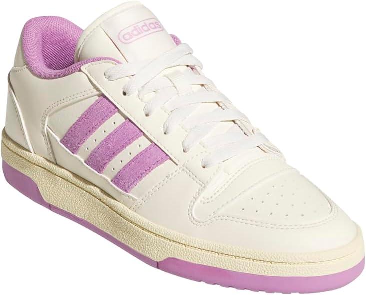 imageadidas Womens Break Start SneakerCream WhitePreloved PurpleCloud White