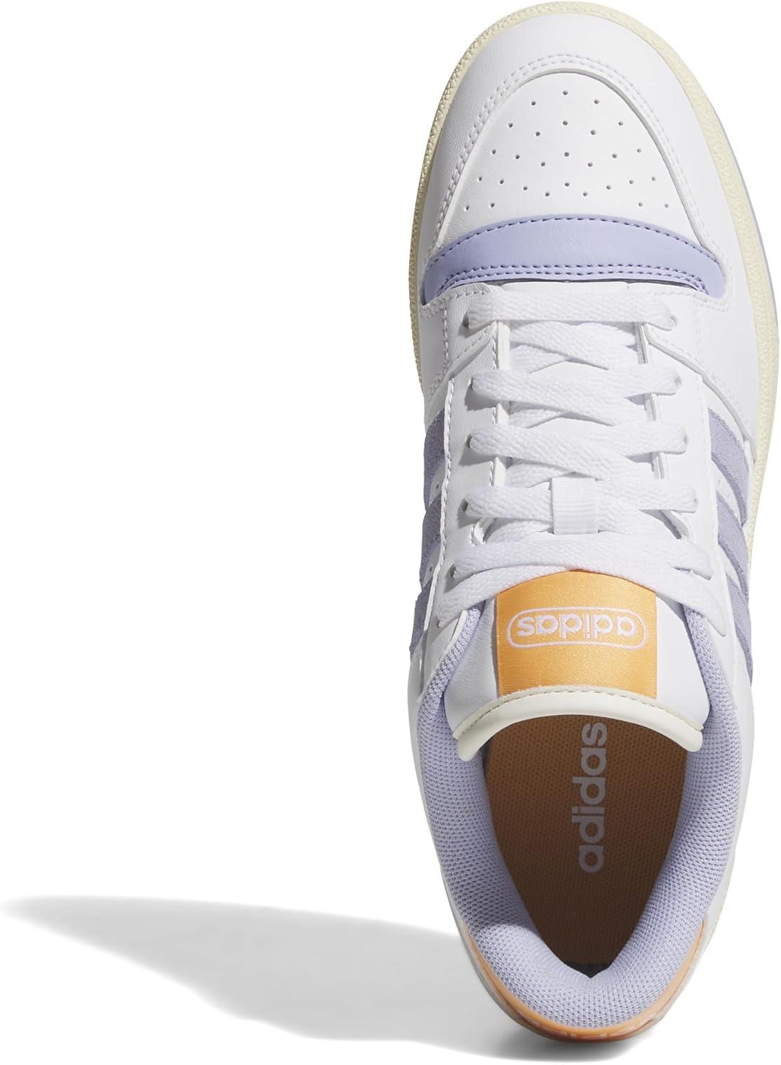 imageadidas Womens Break Start SneakerWhiteViolet ToneHazy Orange