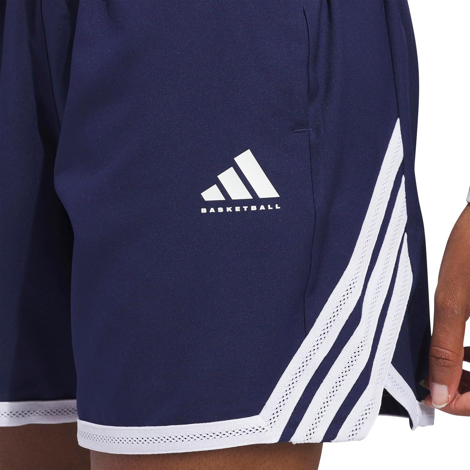 imageadidas Womens Crazylite Basketball ShortsTeam Navy BlueWhite