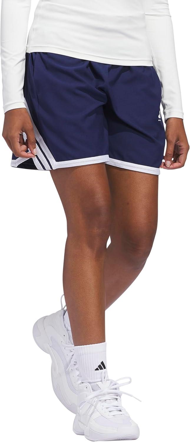 imageadidas Womens Crazylite Basketball ShortsTeam Navy BlueWhite