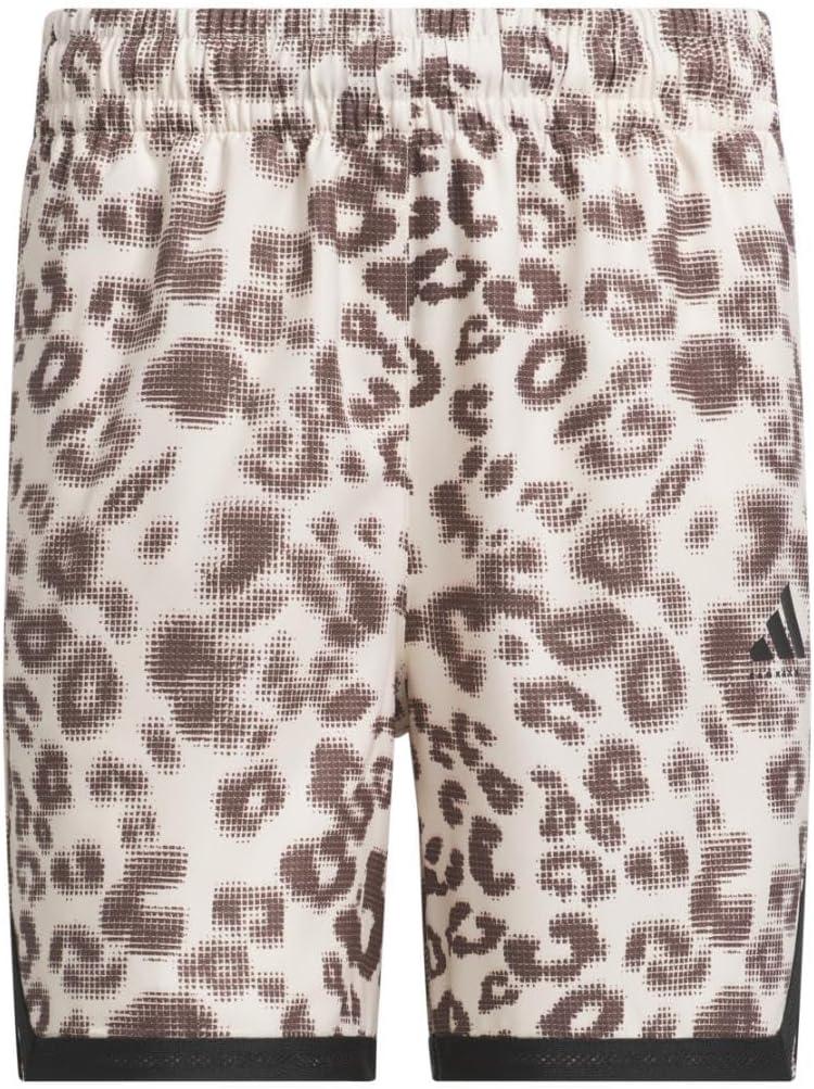 imageadidas Womens Crazylite Cheetah All Over Printed Basketball ShortsSand Strata