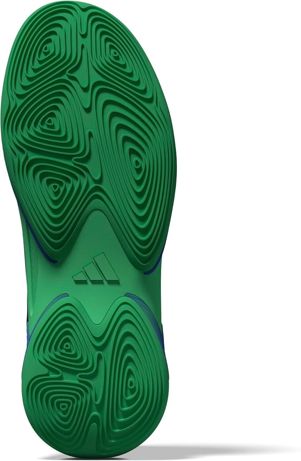 imageadidas Womens Exhibit Select 20 Pro Basketball SneakerBlackSemi Screaming GreenLucid Blue