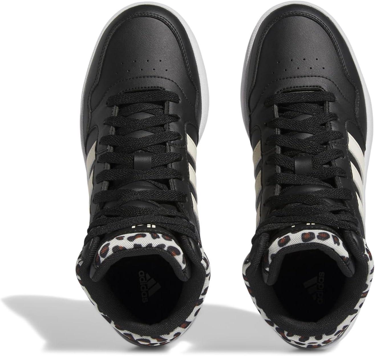 imageadidas Womens Hoops 30 High Sneakers Shoes Casual  WhiteBlackCream WhiteWhite